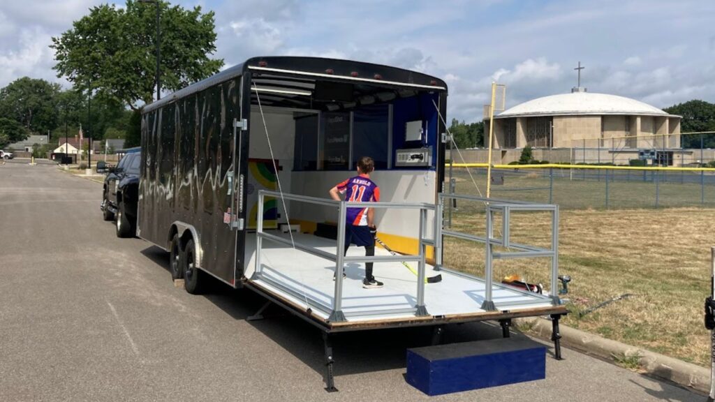 RapidShot Mobile Trailer: A Complete Hockey Training Facility on Wheels